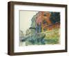 The Red House-Claude Monet-Framed Giclee Print