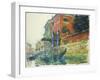 The Red House-Claude Monet-Framed Giclee Print