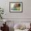 The Red House-Claude Monet-Framed Giclee Print displayed on a wall