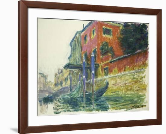 The Red House-Claude Monet-Framed Giclee Print