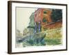 The Red House-Claude Monet-Framed Giclee Print