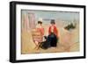 The Red Jacket, C.1910-14 (Oil on Millboard)-George Leslie Hunter-Framed Giclee Print