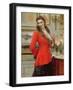 The Red Jacket-Herman Richir-Framed Giclee Print