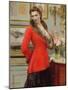 The Red Jacket-Herman Richir-Mounted Giclee Print