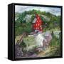The Red Mill-Bill Bell-Framed Stretched Canvas