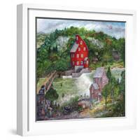The Red Mill-Bill Bell-Framed Giclee Print