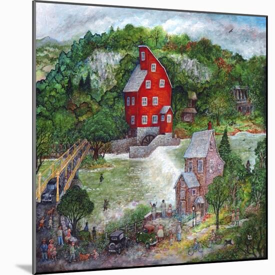 The Red Mill-Bill Bell-Mounted Giclee Print