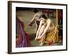 The Red Mules-William McGregor Paxton-Framed Giclee Print