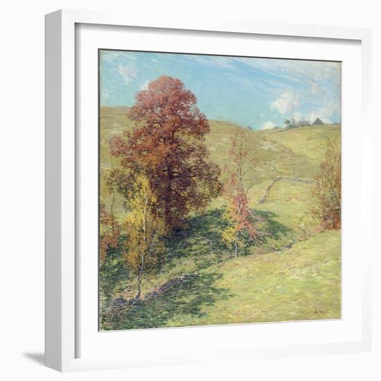 The Red Oak (No.2), 1911-Willard Leroy Metcalf-Framed Giclee Print