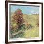 The Red Oak (No.2), 1911-Willard Leroy Metcalf-Framed Giclee Print