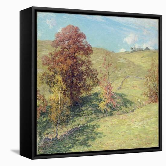 The Red Oak (No.2), 1911-Willard Leroy Metcalf-Framed Stretched Canvas