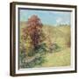 The Red Oak (No.2), 1911-Willard Leroy Metcalf-Framed Giclee Print