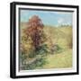 The Red Oak (No.2), 1911-Willard Leroy Metcalf-Framed Giclee Print