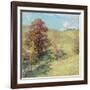 The Red Oak (No.2), 1911-Willard Leroy Metcalf-Framed Giclee Print