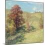 The Red Oak (No.2), 1911-Willard Leroy Metcalf-Mounted Giclee Print