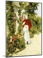 The Red Parasol, 1891-Rene Joseph Gilbert-Mounted Giclee Print