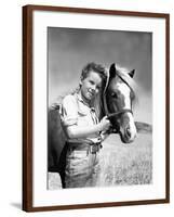 The Red Pony, Peter Miles, 1949-null-Framed Photo