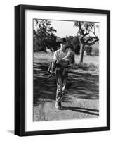 The Red Pony, Robert Mitchum, Carrying Peter Miles, 1949-null-Framed Photo