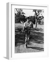 The Red Pony, Robert Mitchum, Carrying Peter Miles, 1949-null-Framed Photo