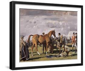 The Red Prince Mare-Sir Alfred Munnings-Framed Premium Giclee Print