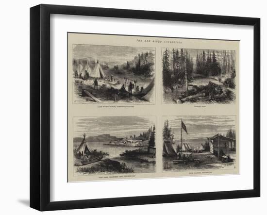 The Red River Expedition-null-Framed Giclee Print