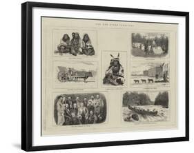 The Red River Territory-null-Framed Giclee Print