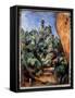 The Red Rock Painting by Paul Cezanne (1839-1906), 1895. Sun 0,92X0,68 M Paris, Musee De L'orangeri-Paul Cezanne-Framed Stretched Canvas