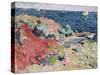 The Red Rocks at Antheor, 1901 (Oil on Canvas)-Louis Valtat-Stretched Canvas