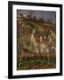 The Red Roofs, c.1877-Camille Pissarro-Framed Giclee Print