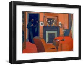 The Red Room-Félix Vallotton-Framed Giclee Print