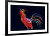 The Red Rooster-Rabi Khan-Framed Art Print