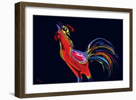 The Red Rooster-Rabi Khan-Framed Premium Giclee Print