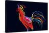 The Red Rooster-Rabi Khan-Stretched Canvas