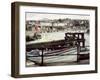 The Red Sail, Caernarfon-Jane Carpanini-Framed Giclee Print