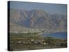 The Red Sea Port of Aqaba and Highlands Beyond, Jordan, Middle East-Robert Francis-Stretched Canvas