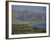 The Red Sea Port of Aqaba and Highlands Beyond, Jordan, Middle East-Robert Francis-Framed Photographic Print