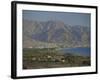 The Red Sea Port of Aqaba and Highlands Beyond, Jordan, Middle East-Robert Francis-Framed Photographic Print