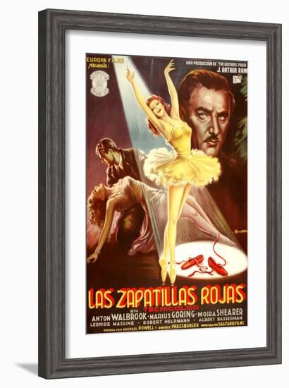 The Red Shoes, (aka Las Zapatillas Rojas), Moira Shearer, Anton Walbrook, 1948-null-Framed Art Print