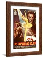 The Red Shoes, (aka Las Zapatillas Rojas), Moira Shearer, Anton Walbrook, 1948-null-Framed Art Print