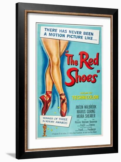 The Red Shoes-null-Framed Art Print