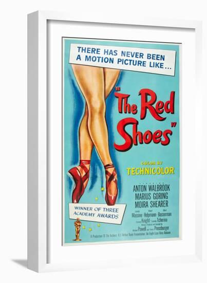 The Red Shoes-null-Framed Art Print