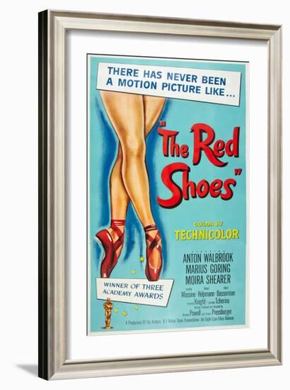 The Red Shoes-null-Framed Art Print