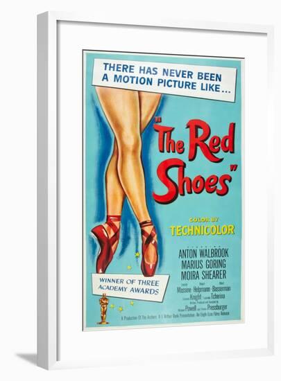 The Red Shoes-null-Framed Art Print