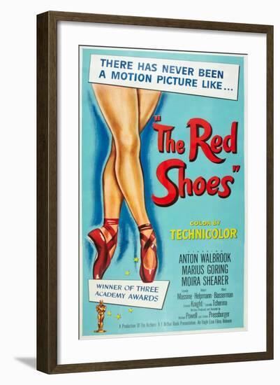 The Red Shoes-null-Framed Art Print