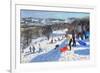 The Red Sledge, Allestree Park, Derby, 2016-Andrew Macara-Framed Giclee Print