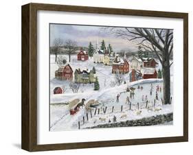 The Red Sleigh-Bob Fair-Framed Giclee Print