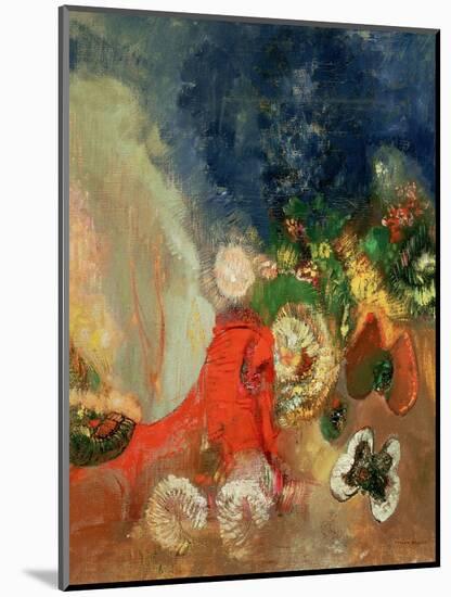 The Red Sphinx-Odilon Redon-Mounted Giclee Print