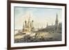 The Red Square, Moscow-Johann Ludwig Bleuler-Framed Giclee Print