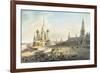 The Red Square, Moscow-Johann Ludwig Bleuler-Framed Giclee Print