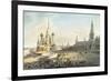 The Red Square, Moscow-Johann Ludwig Bleuler-Framed Giclee Print